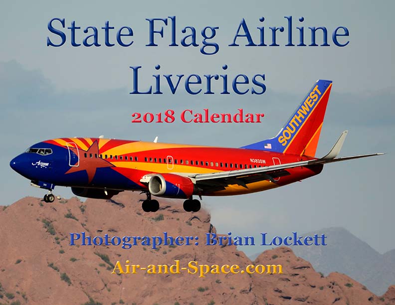 Lockett Books Calendar Catalog: State Flag Airline Liveries